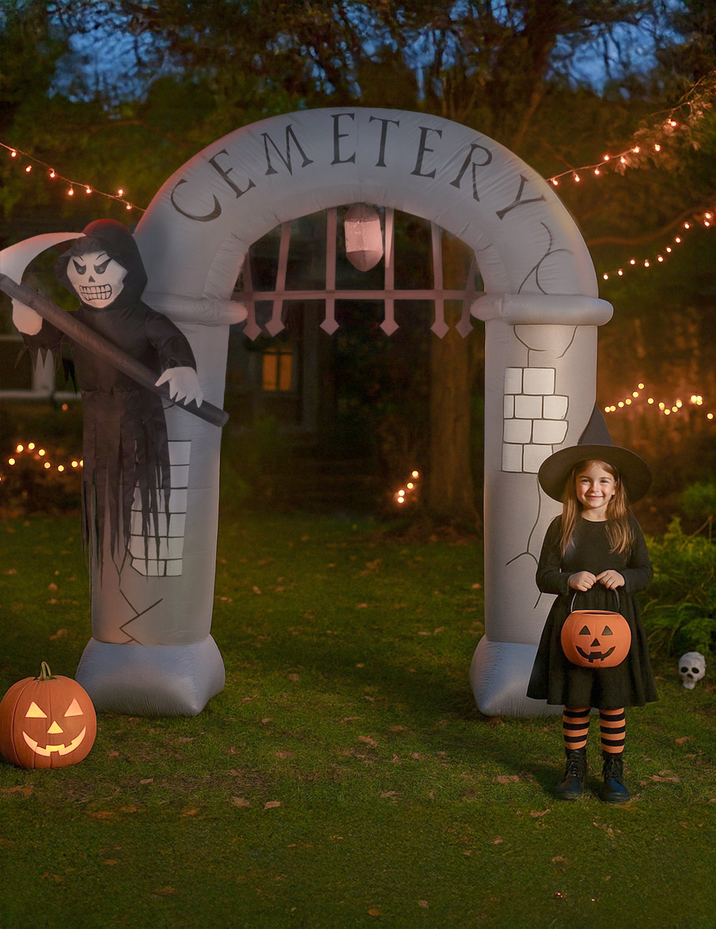 Vstup na nafukovacie dekorácie cintorín 240 cm