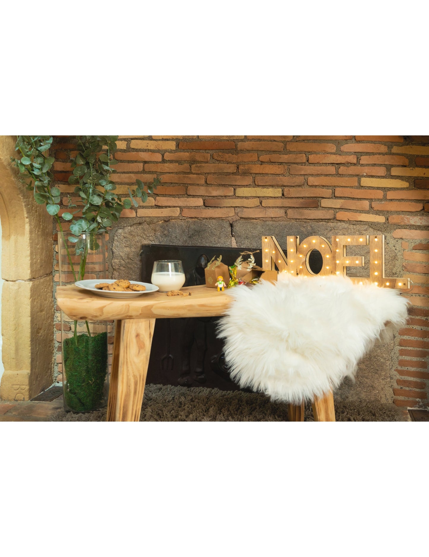 Dekorácie ľahké listy Vianoce 41 LED 44 cm