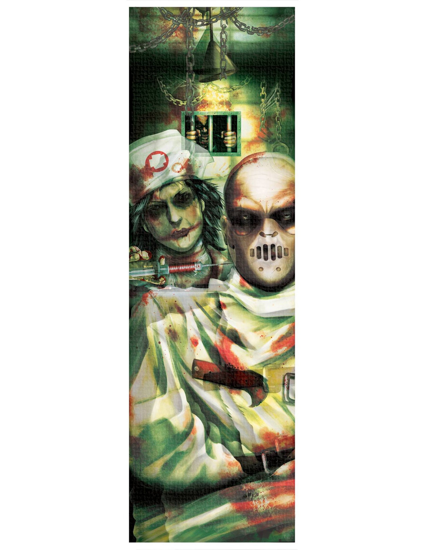 Zombie sestra na stenu dekorácie