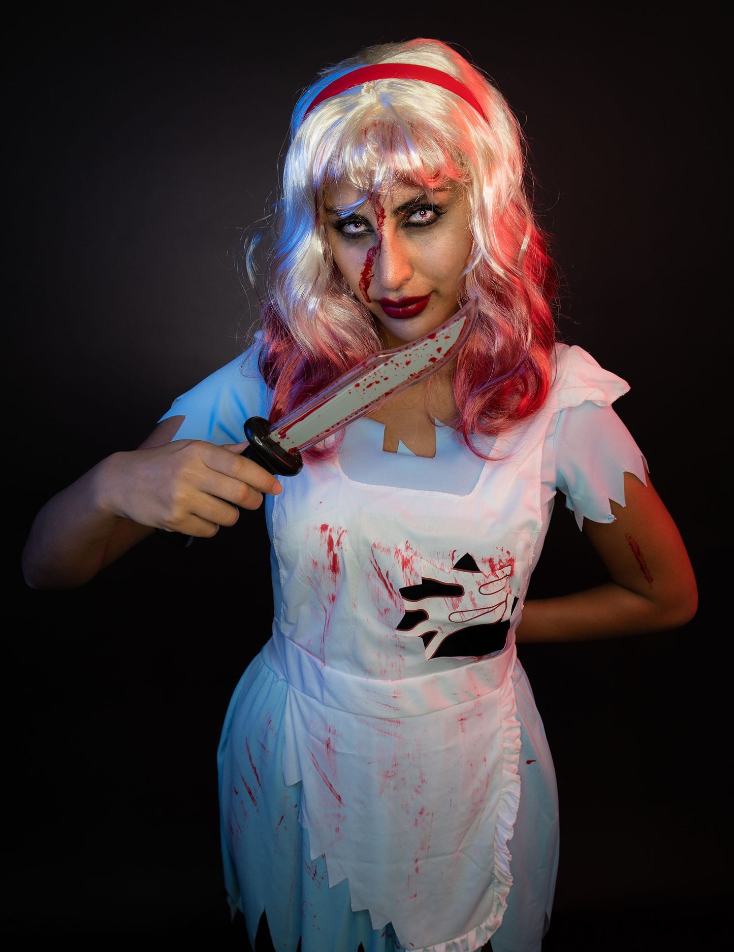 Dámska krvavá Alice kostým