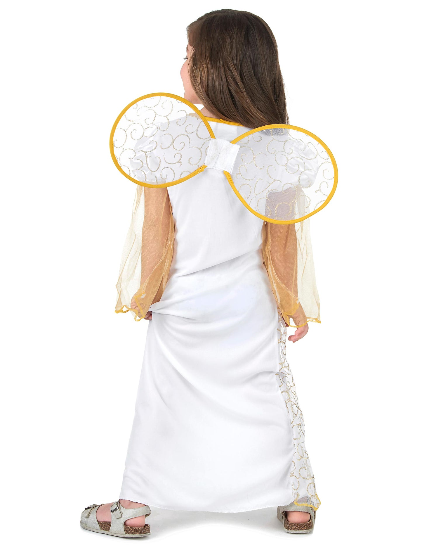 Biely anjel vianočný kostým pre dievčatá