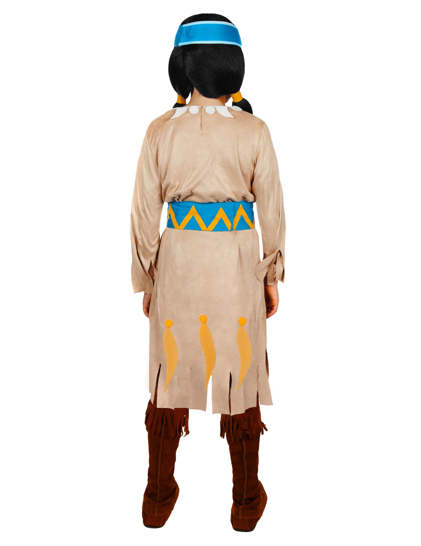 Dúhové maskovanie dievčaťa