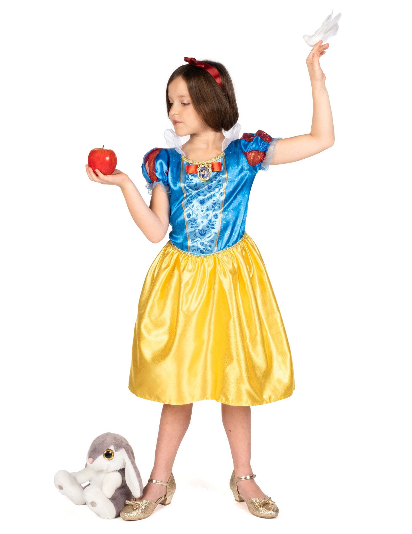 Klasický kostým pre detskú snehobiele