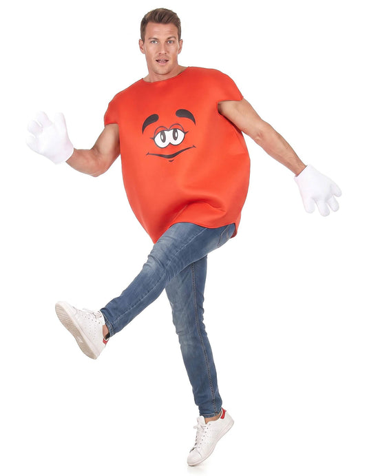 Zasahovanie červených cukroviniek pre dospelých