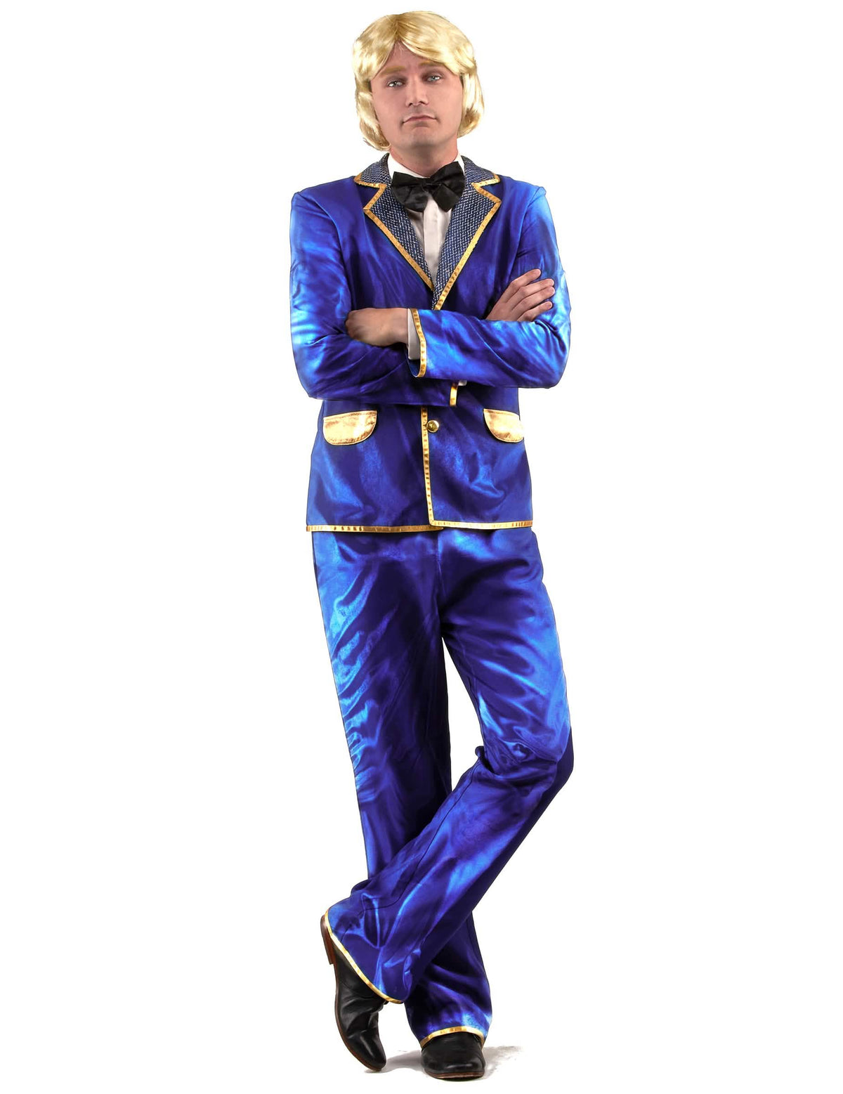 Prehľad kostýmu disco speváka pre mužov