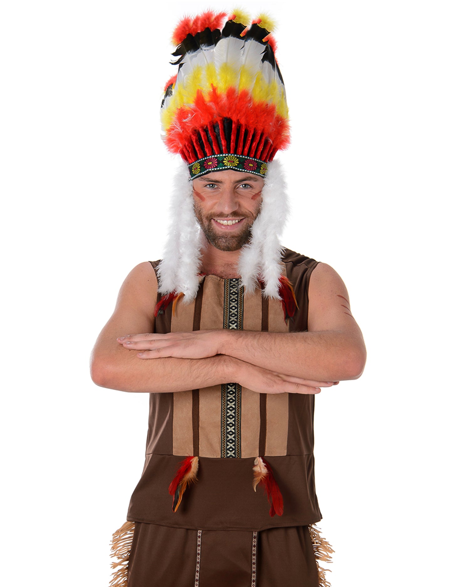 Indický šéf maskovanie muža