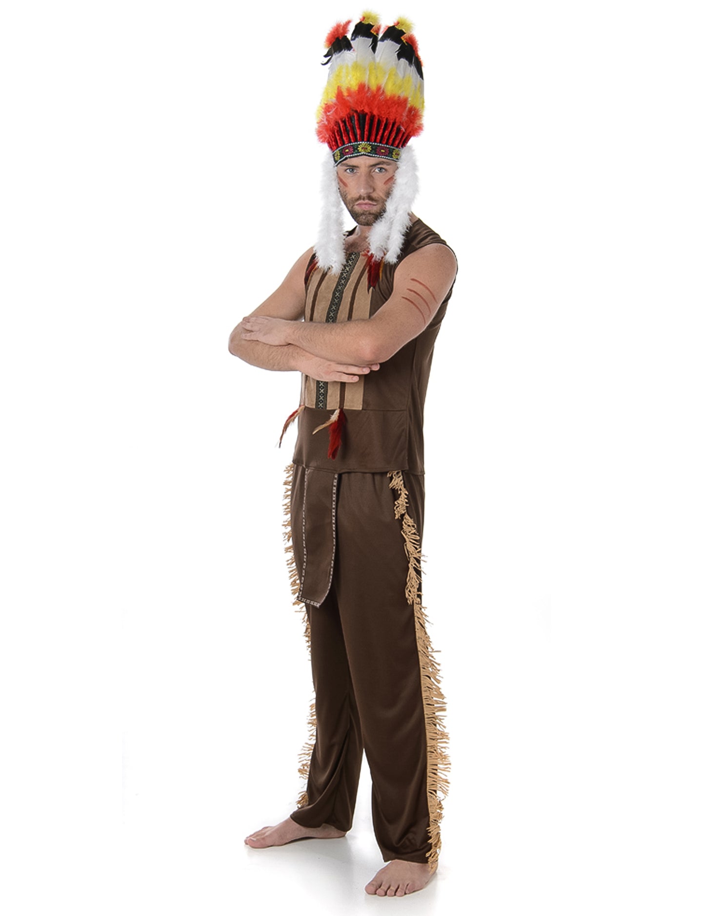 Indický šéf maskovanie muža