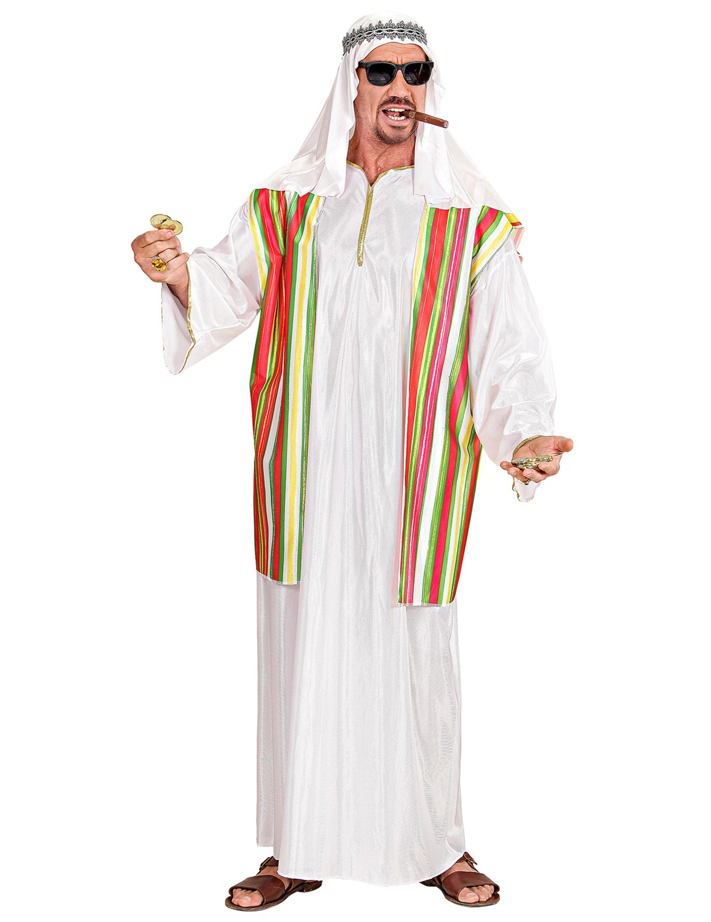 Farebné arabské arabské maskovanie