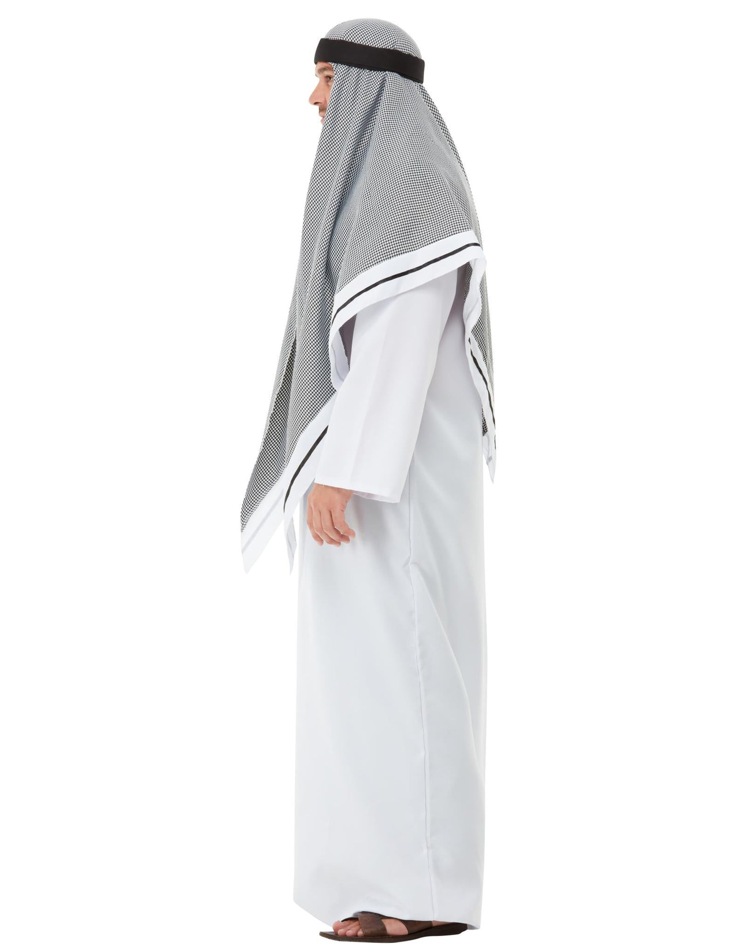 Vue de profil du déguisement de cheikh pour adulte