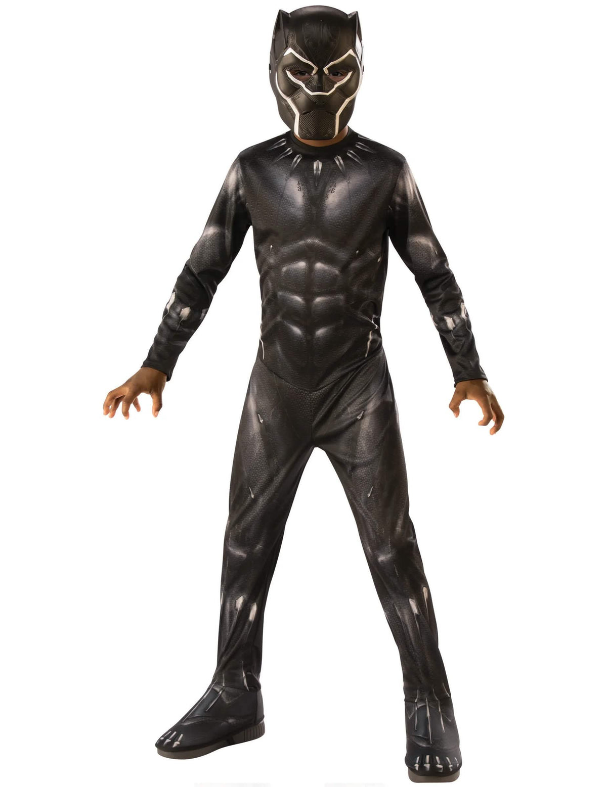Klasický kostým Black Panther Infinity War pre chlapec čierna s maskou