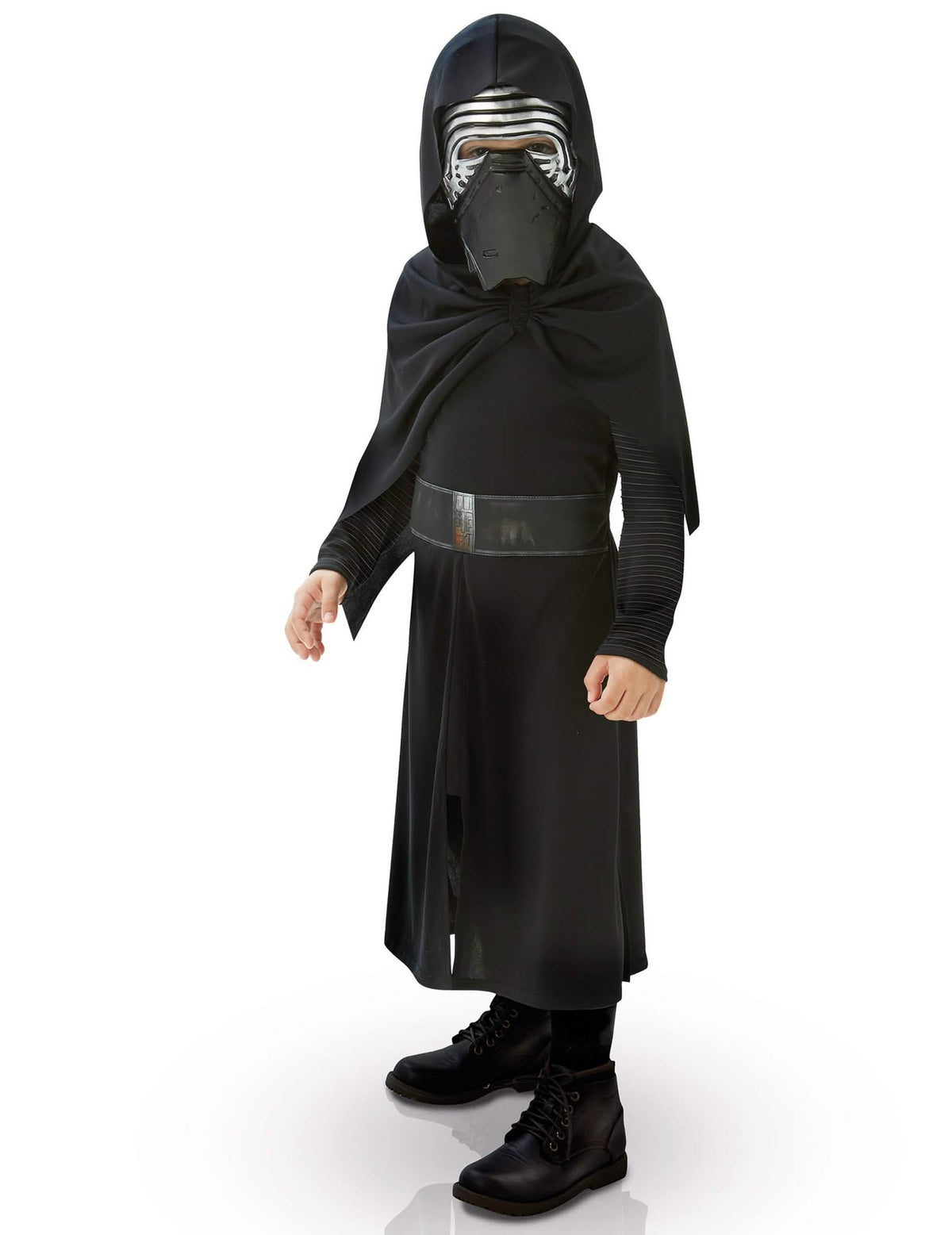 Klasický kostým Kylo Ren Star Wars VII™ pre dieťa čierna s maskou a kapucňou