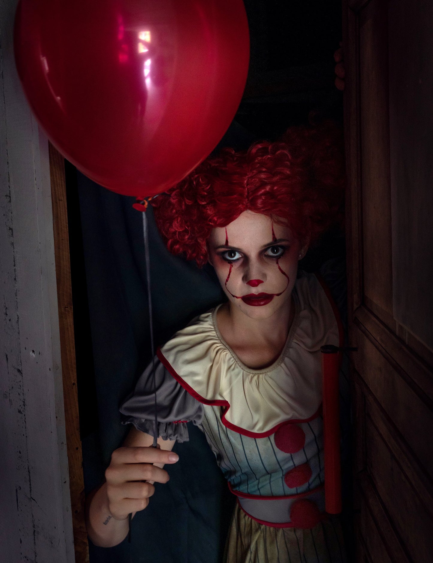 Klaun psycho -maskovanie žien