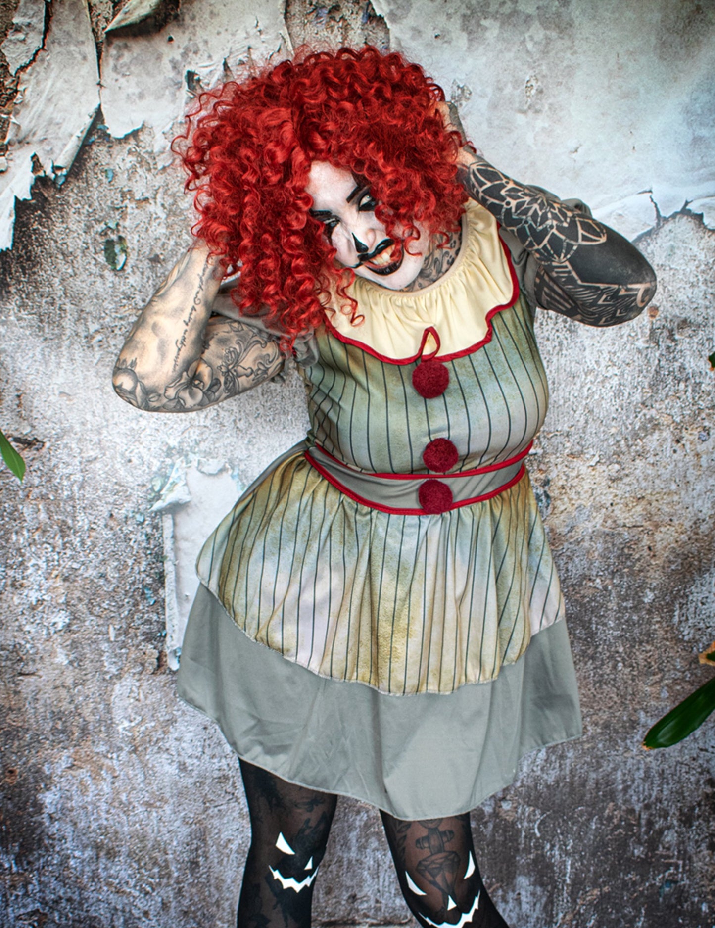 Klaun psycho -maskovanie žien