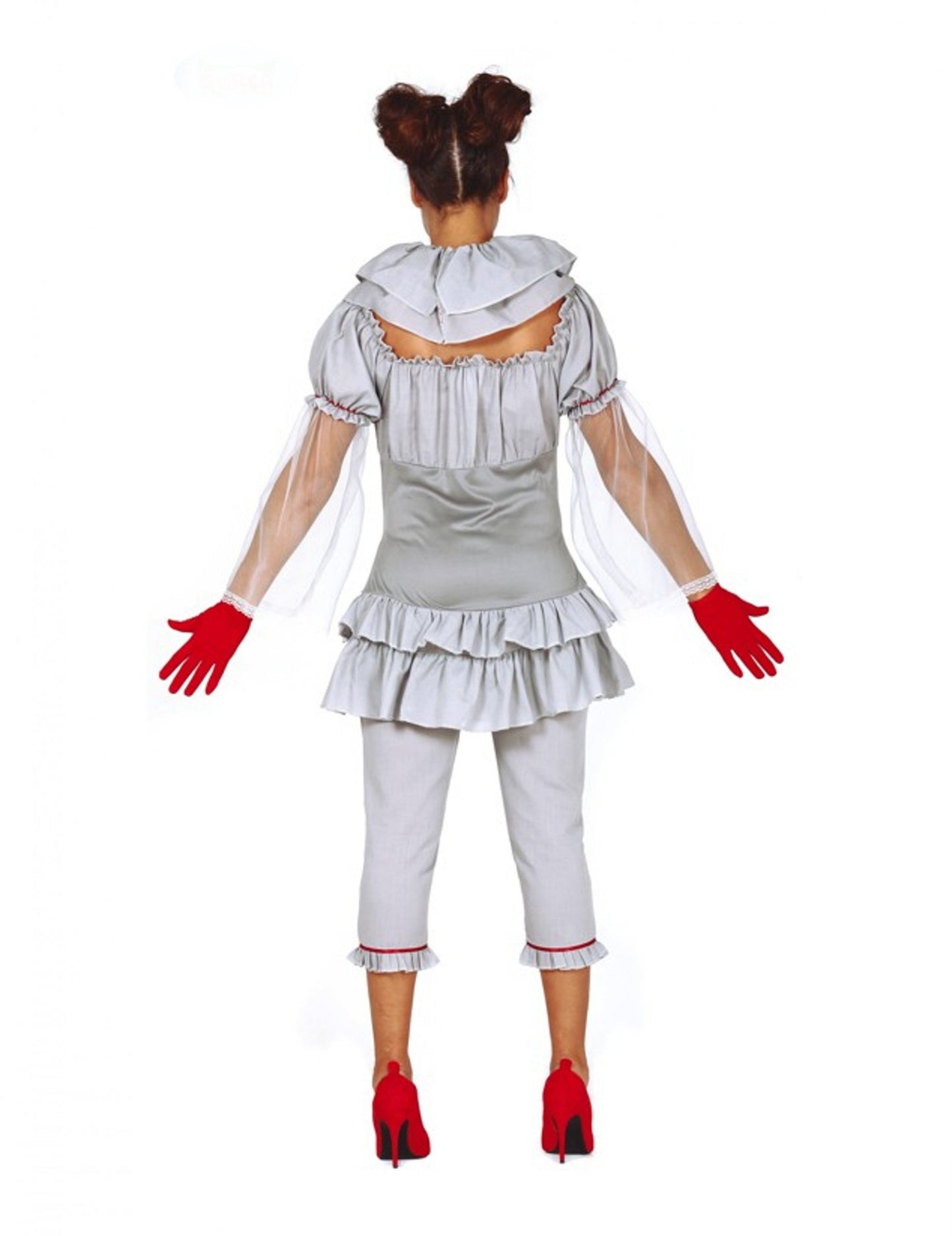 Klaun maskuje psychopaté ženské nohavice