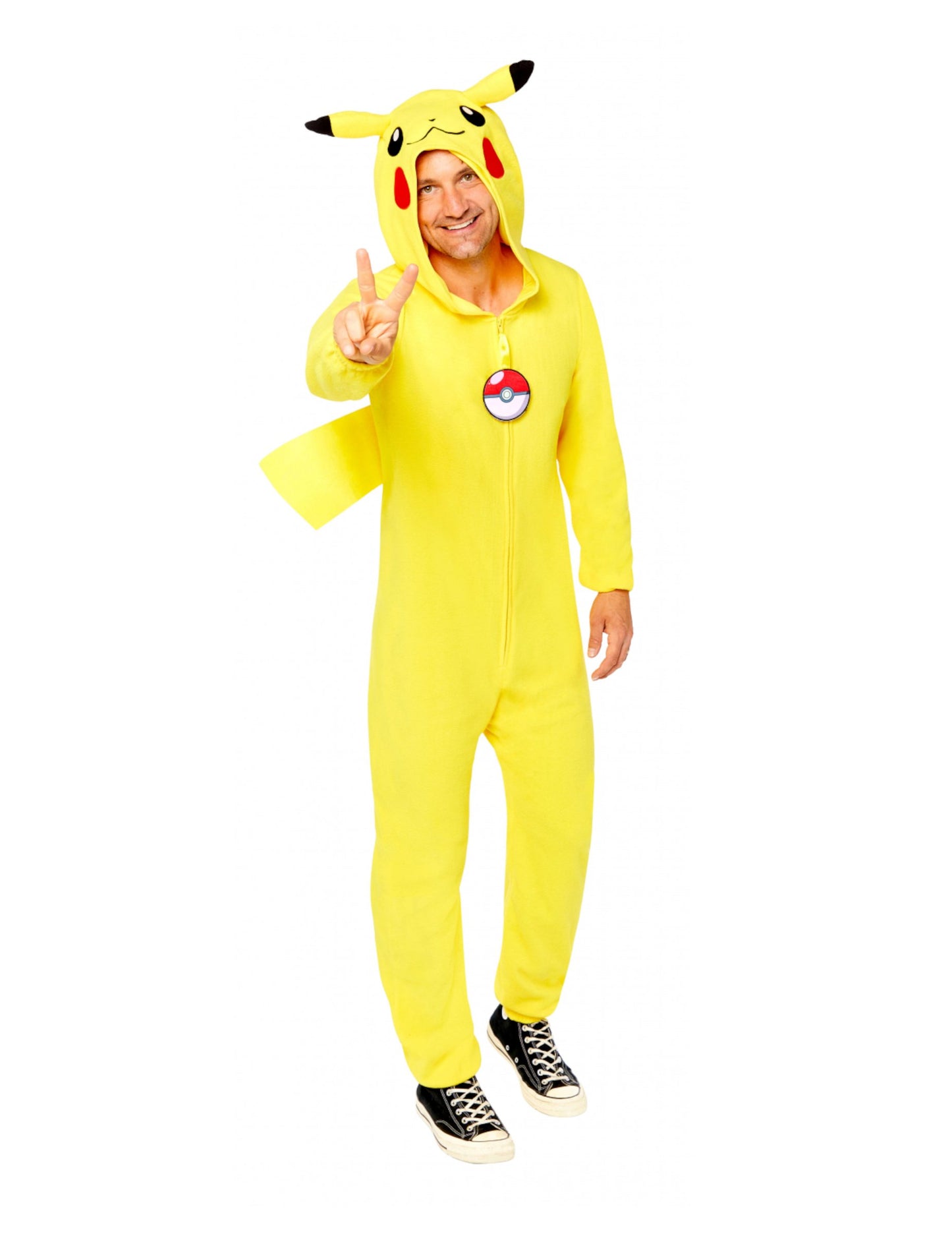 Pikachu Pokémon Adult Pikachu kombinácia maskovanie