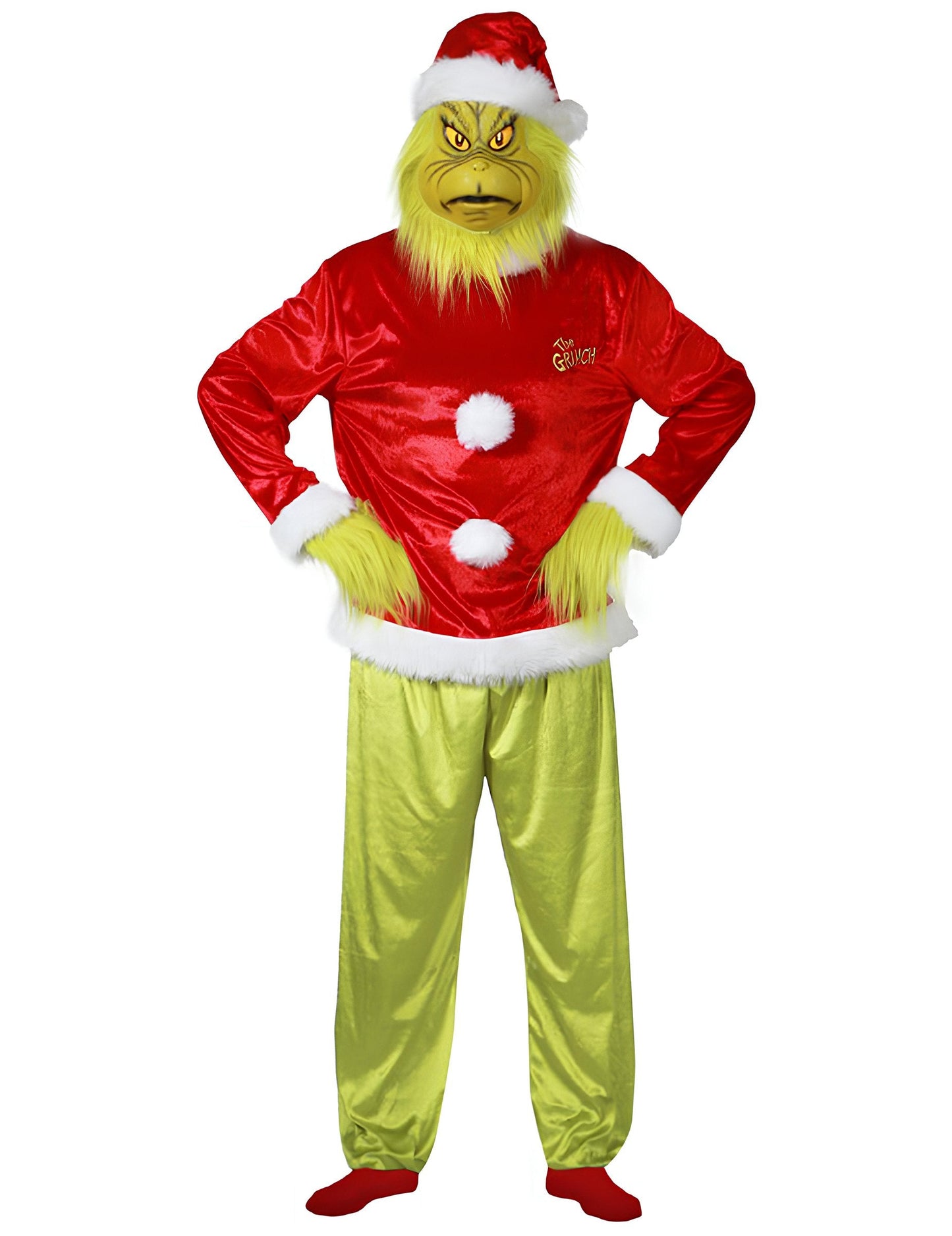 Kostým pre dospelý pár Grinch a Santa Claus