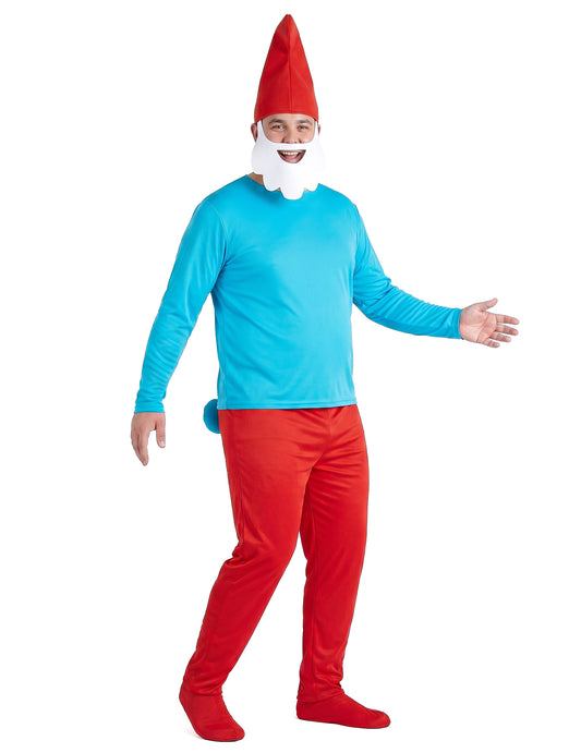 Kostým Veľkého Šmolka™ pre dospelých vo veľkej veľkosti