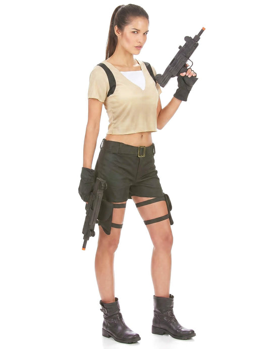 Sexy žena teplý kostým