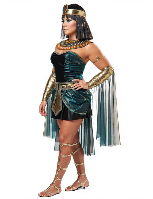 Egyptská bohyňa zamaskuje ženu
