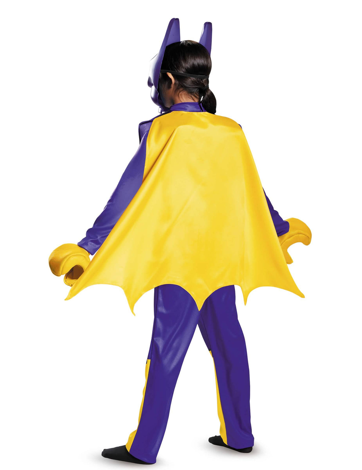 Zadný pohľad na deluxový kostým Batgirl LEGO Movie pre dieťa