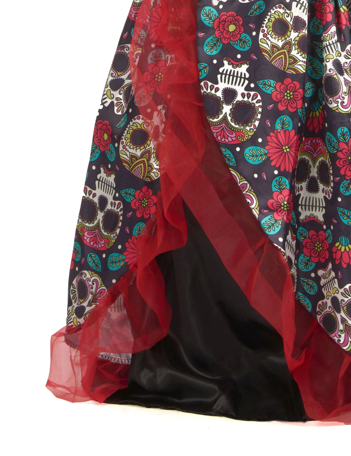 Dia Masguise of Los Muertos Flowery Girl