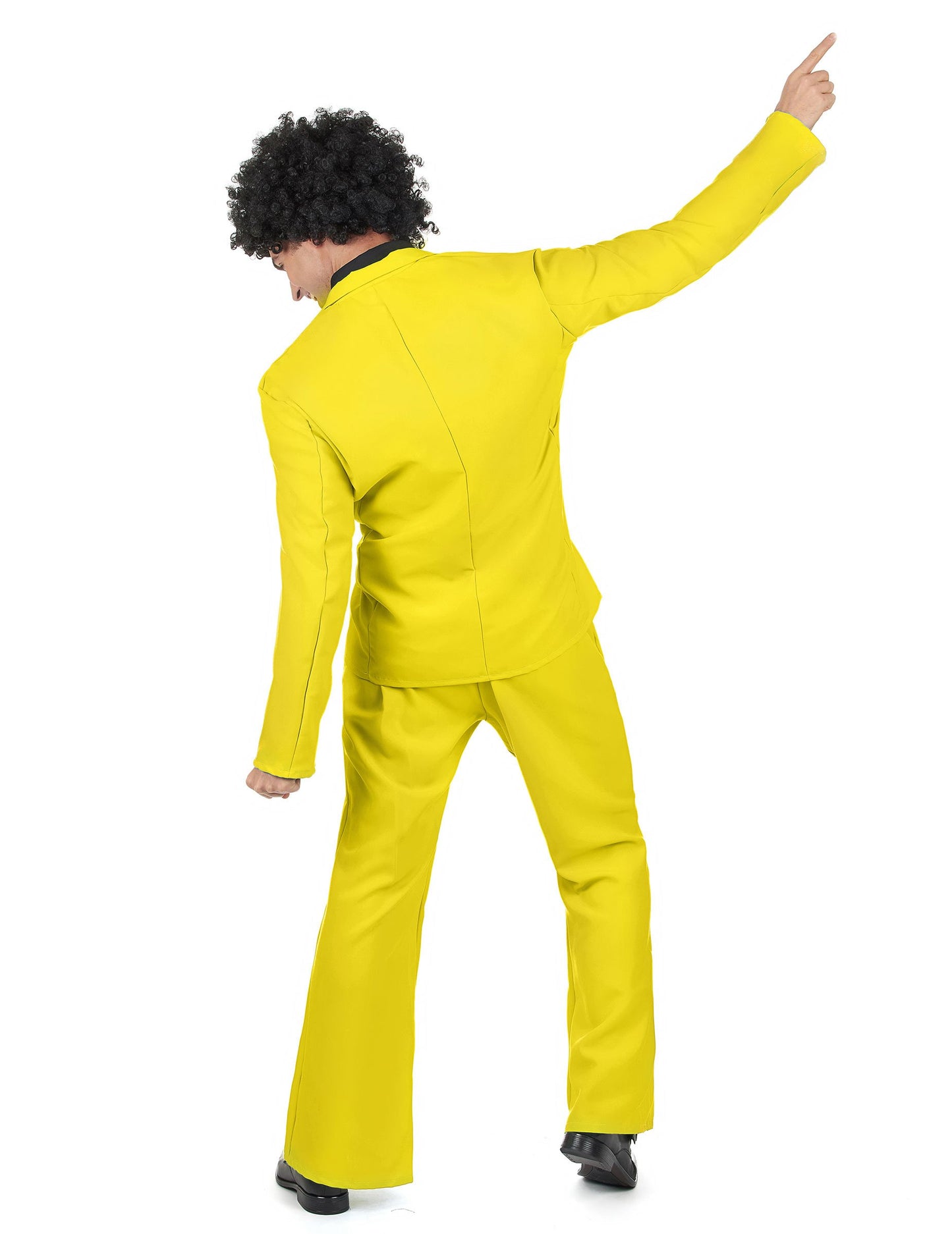 Dospelý žltý kostým disco