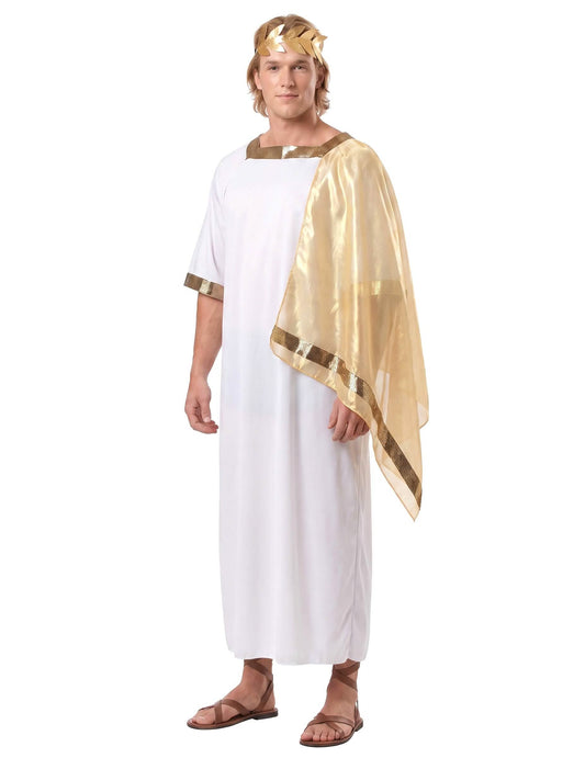 Rímsky cisár kostým Golden Cape Man