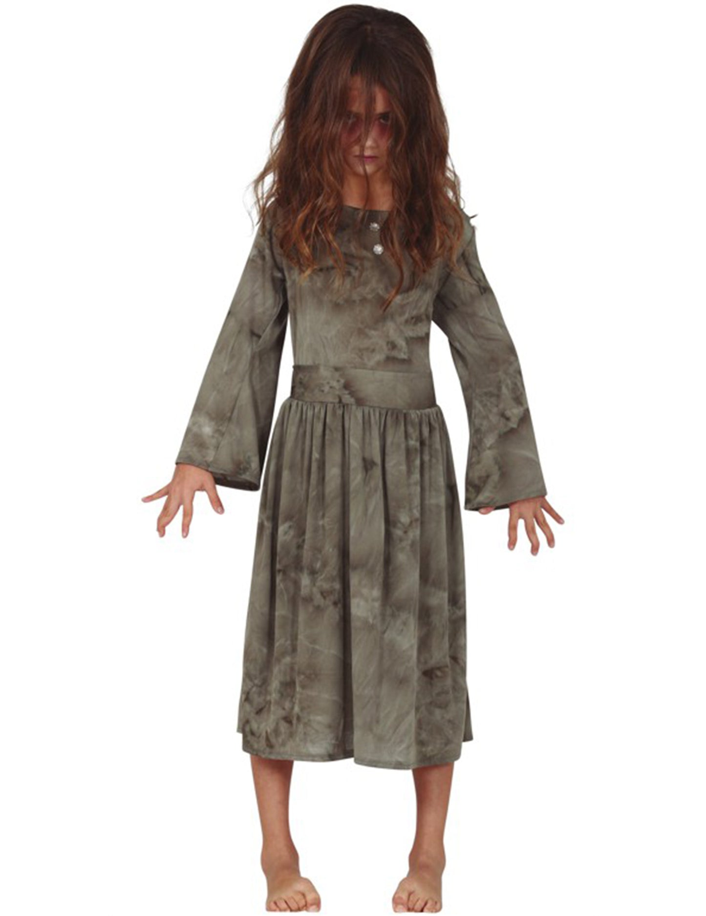 Grey Girl Ghost Costume