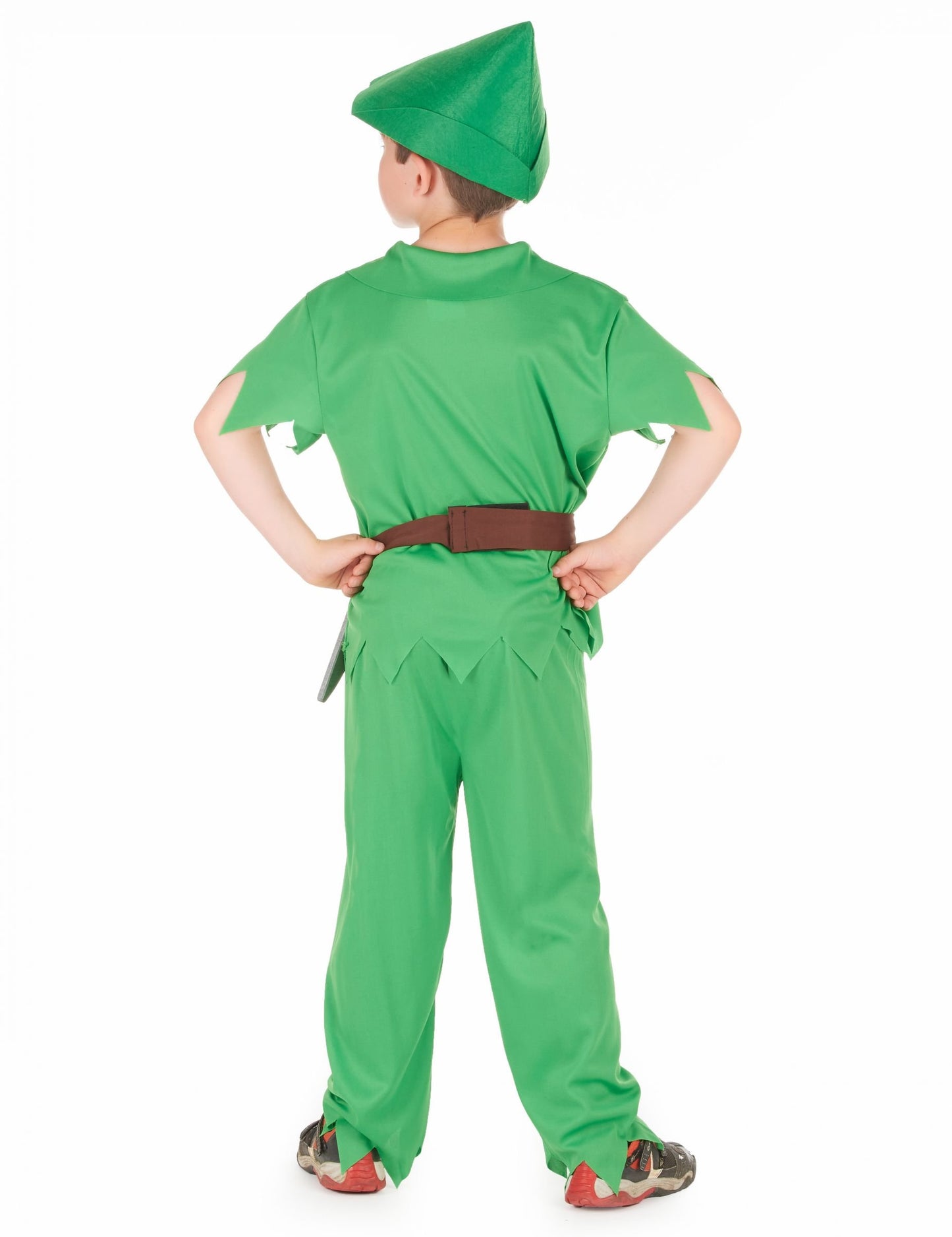 Zadný pohľad na kostým z krajiny fantázie pre chlapca