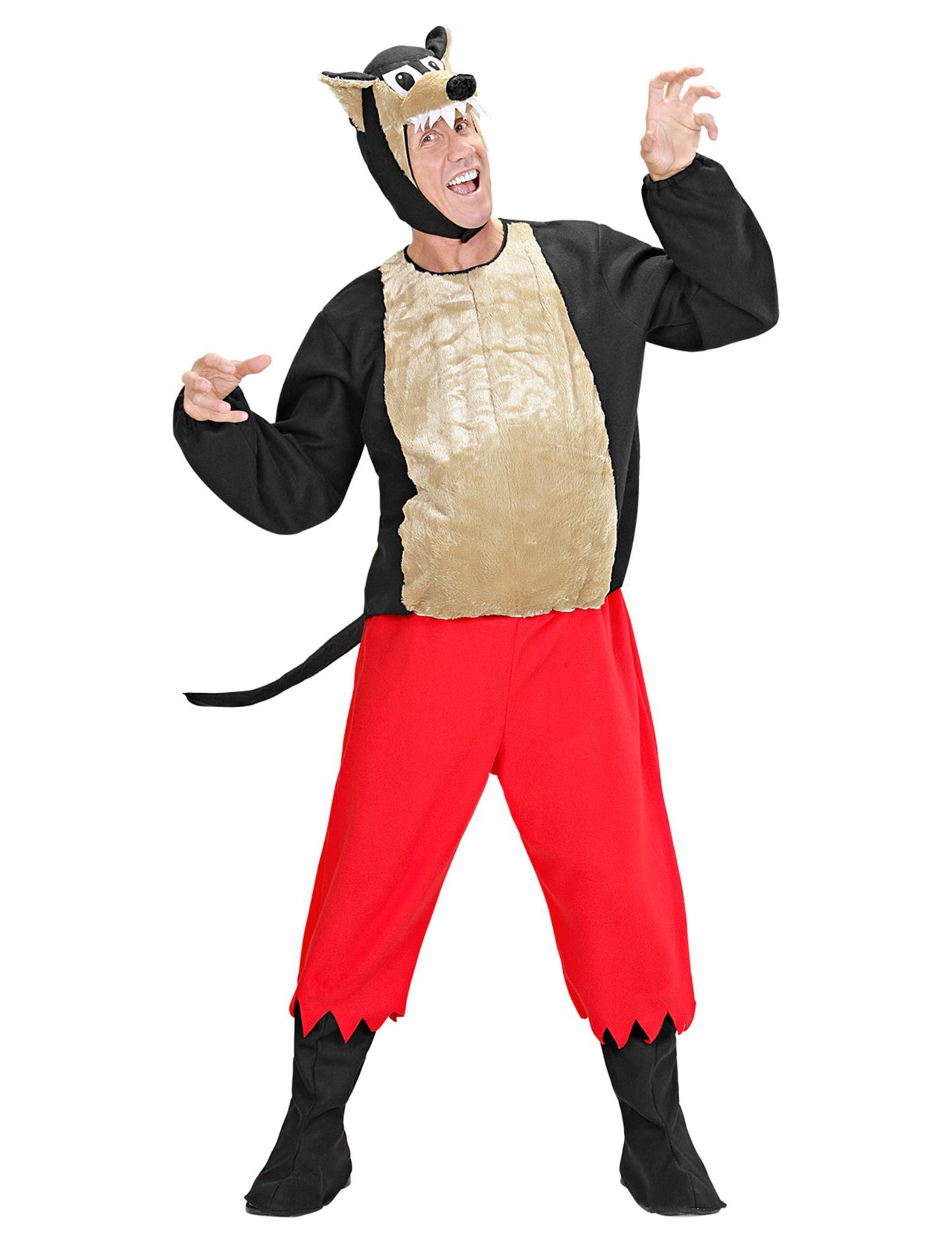 Veľký kostým vlkov pre dospelých