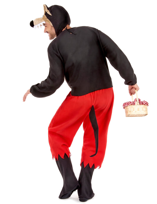 Veľký kostým vlkov pre dospelých