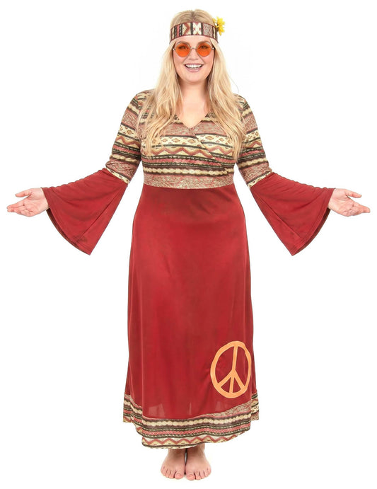 Hippie Bordeaux Dámsky kostým