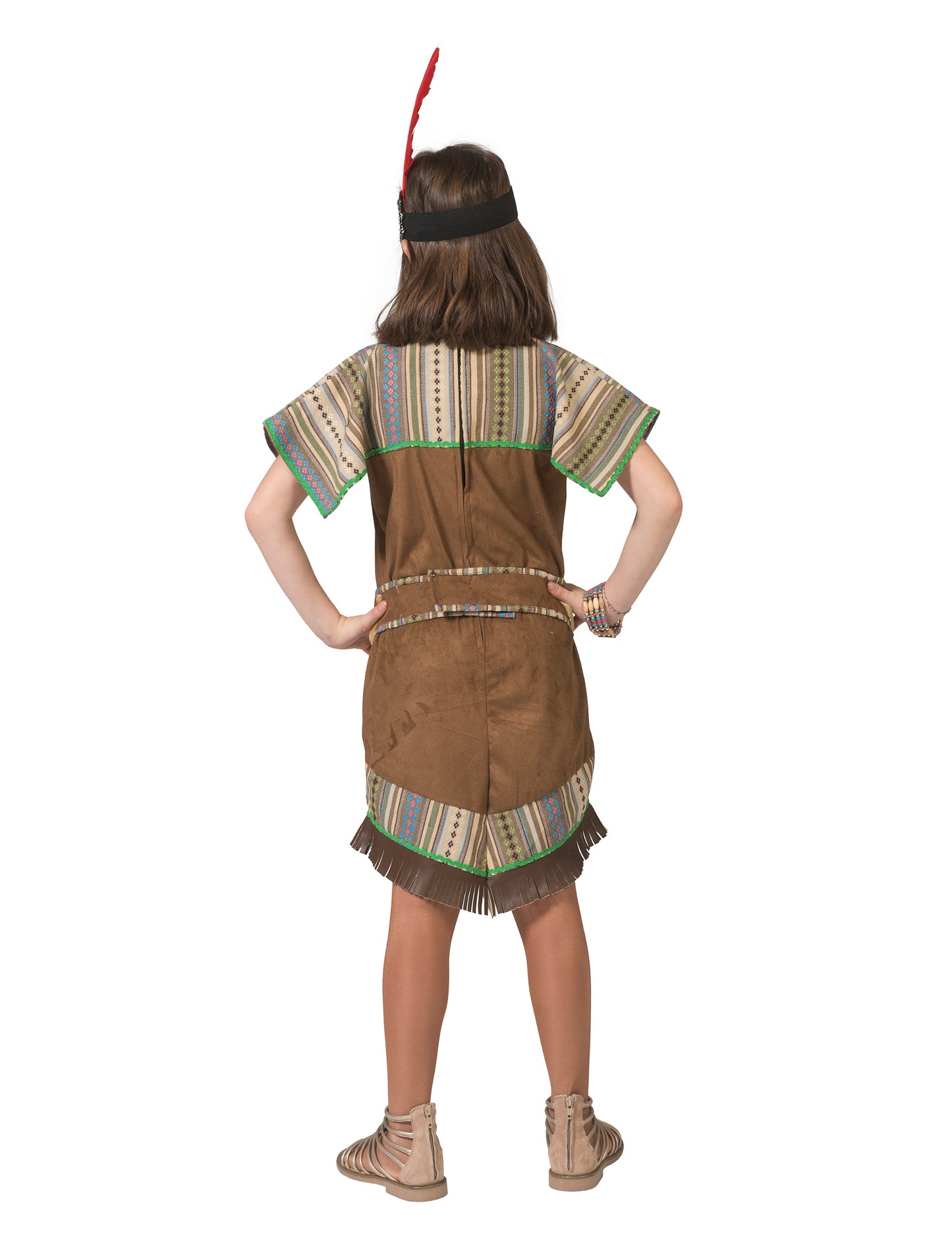 Indické maskovanie hnedé dievča