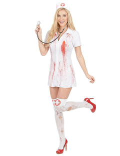 Halloweenske kostýmy zdravotných sestier pre dospelých