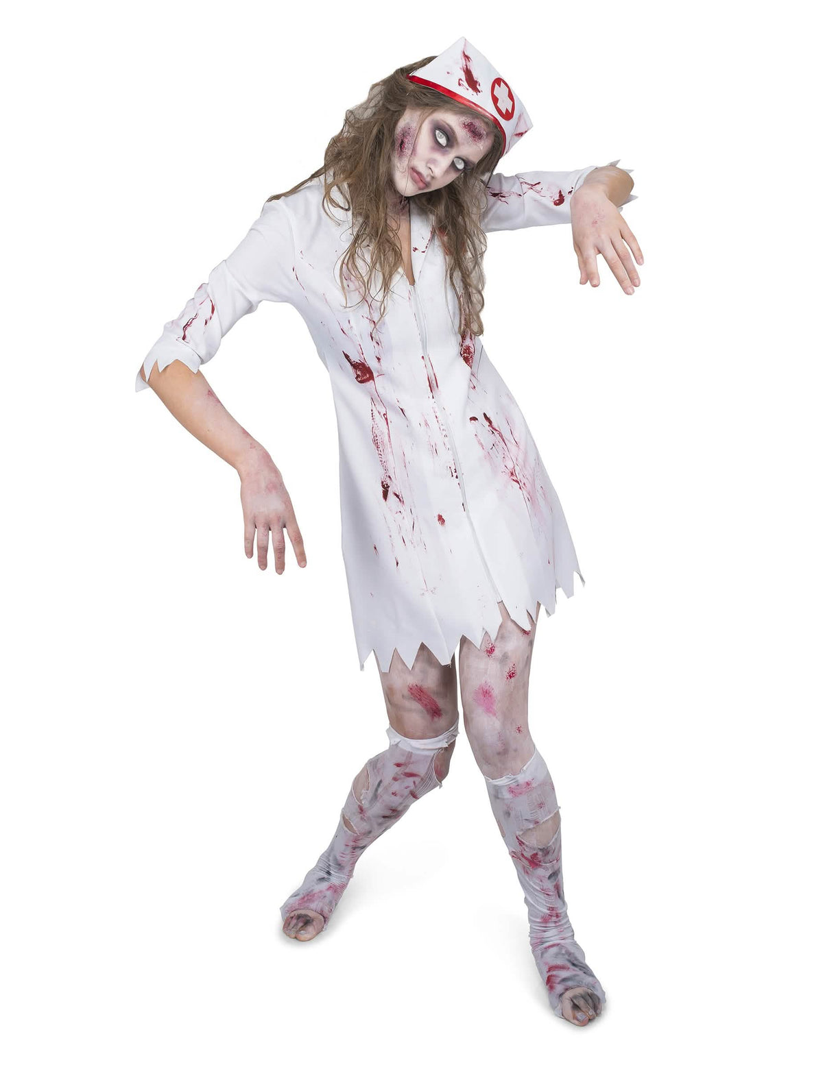 Prehľad kostýmu zombifikovanej sestričky