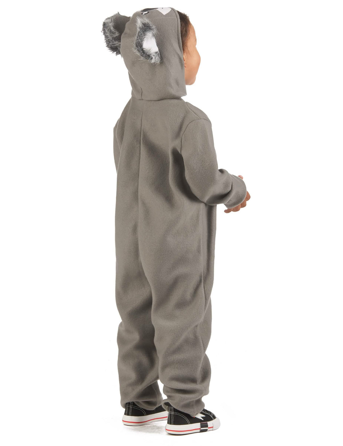 Pohľad zozadu na koala kostým pre dieťa