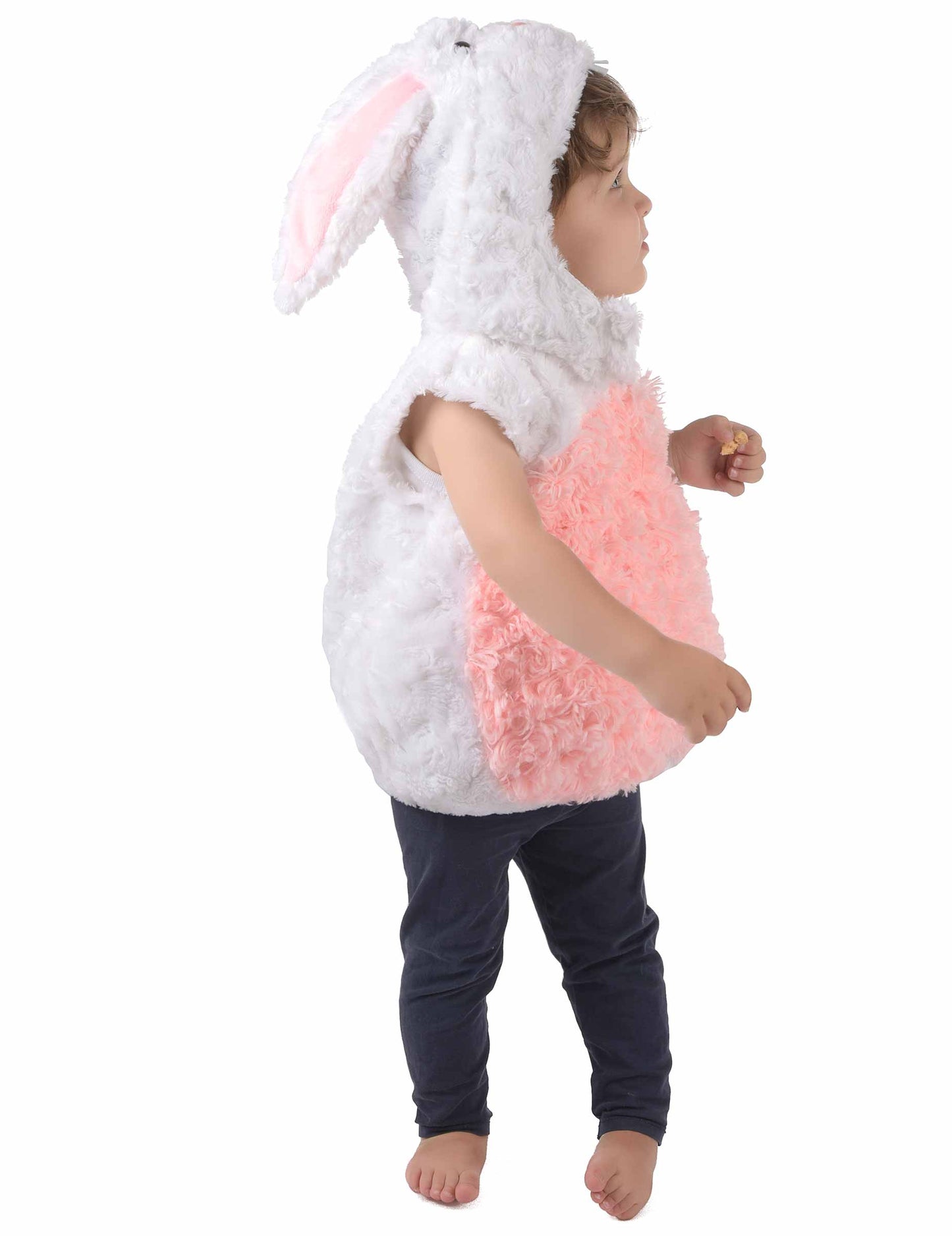 Biely a ružový králik maskovanie bez detí