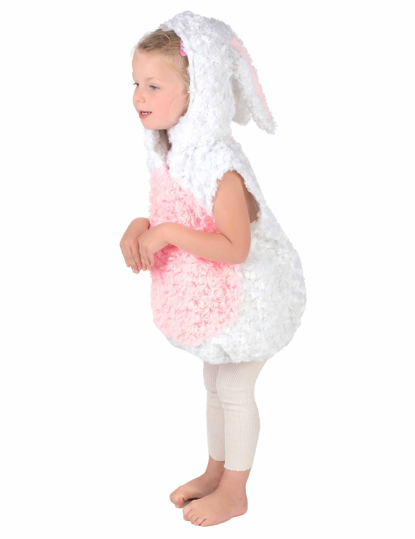 Biely a ružový králik maskovanie bez detí