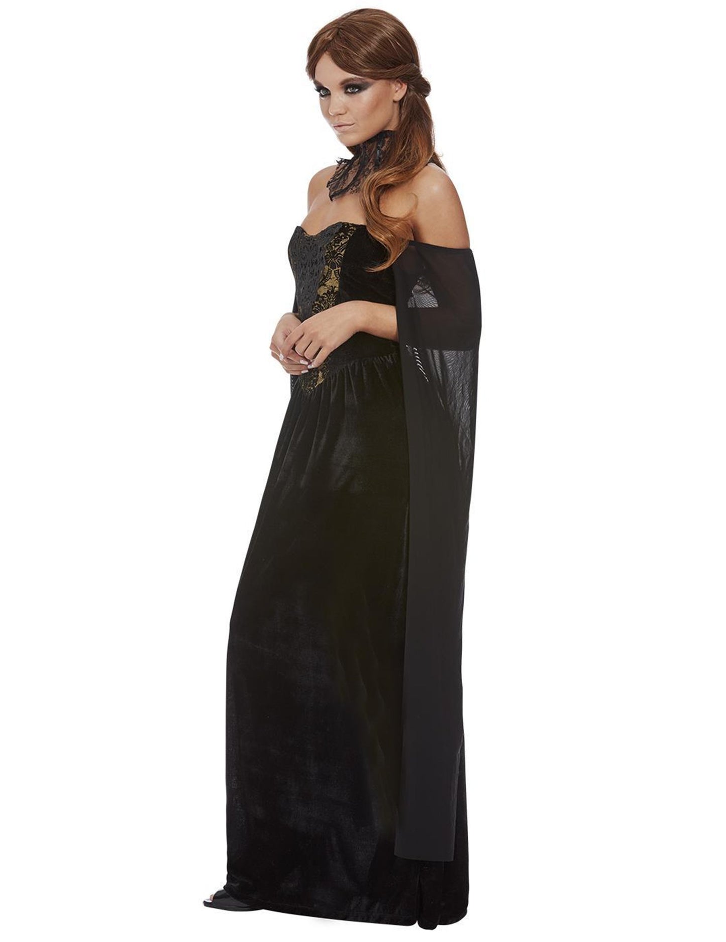 Luxusná krajina luxusná kostým žena