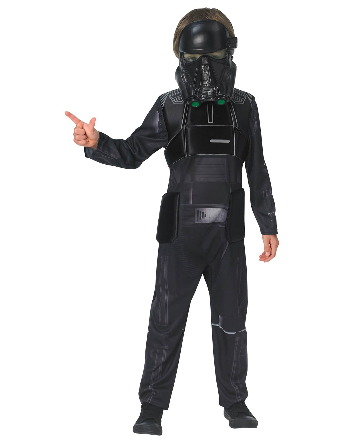 Detský luxusný kostým Death trooper Star Wars Rogue One čierna