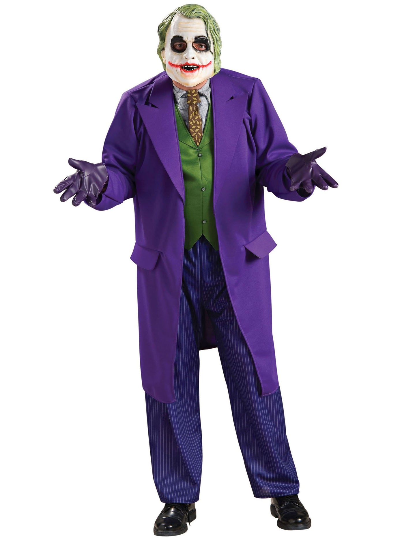 Luxusný kostým Joker Dark Knight™ pre dospelých v purpurovej a zelenej farbe s maskou