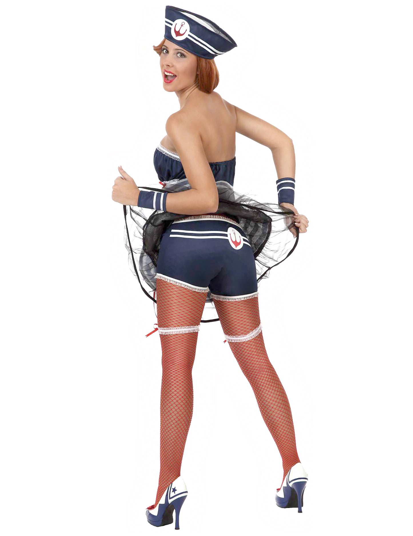 Sexy námorná maskovanie ženy šaty žena