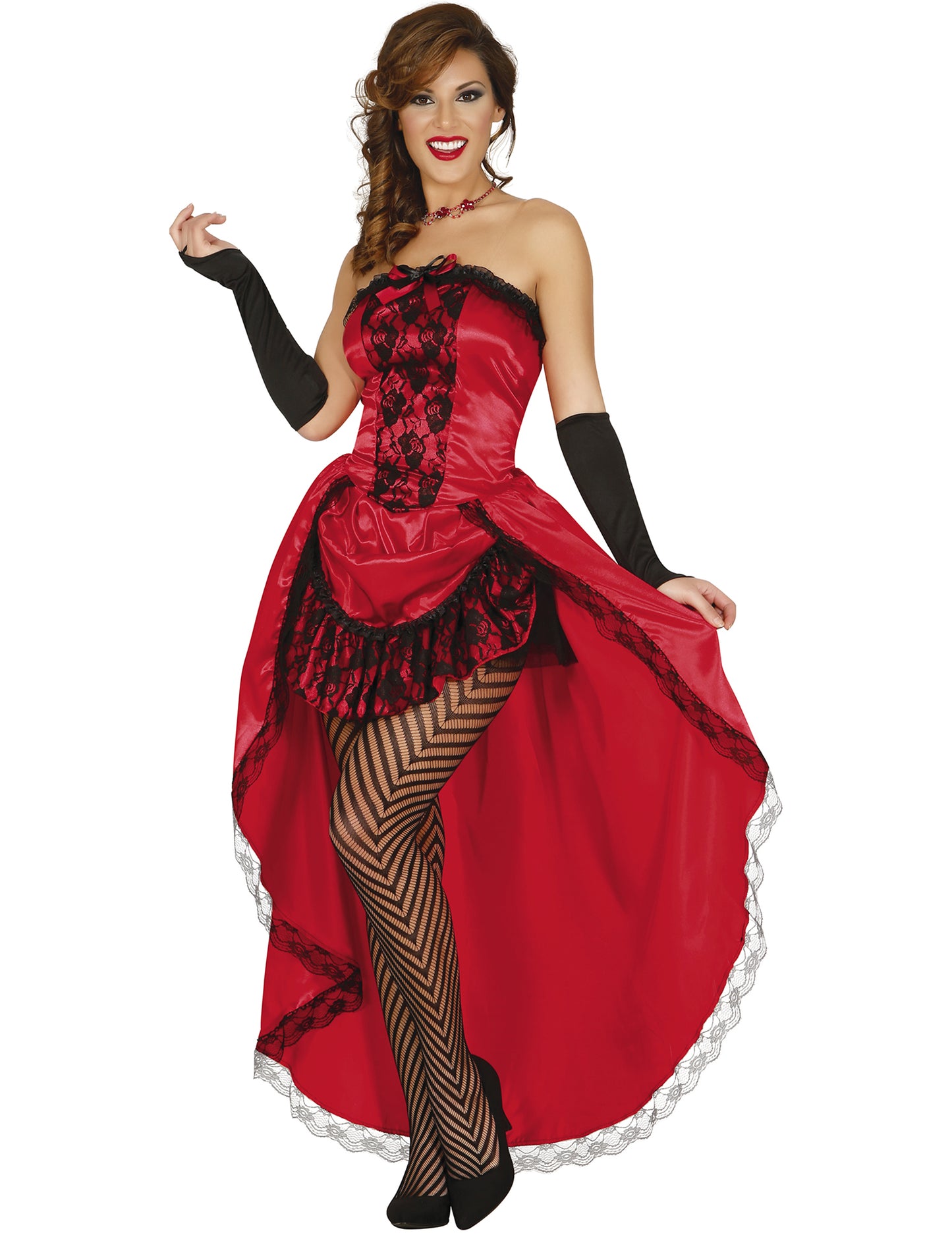 Slečna Burlesque Red Woman kostým