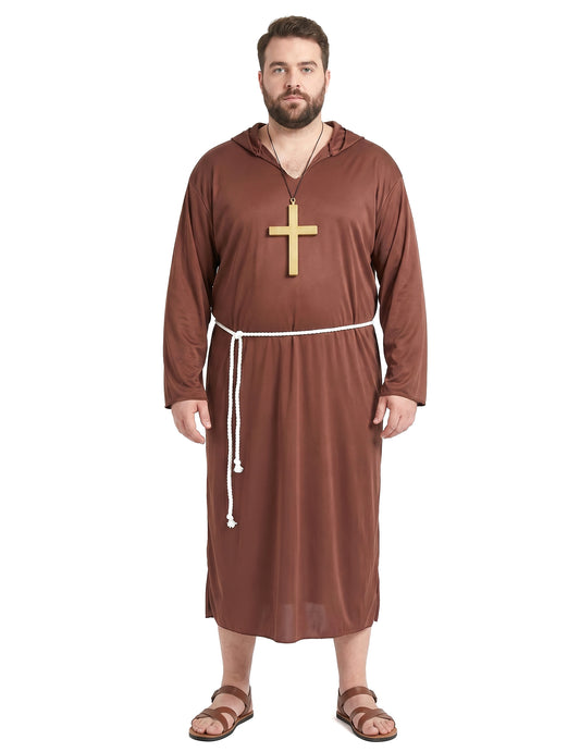 Clear hnedý kostým mních