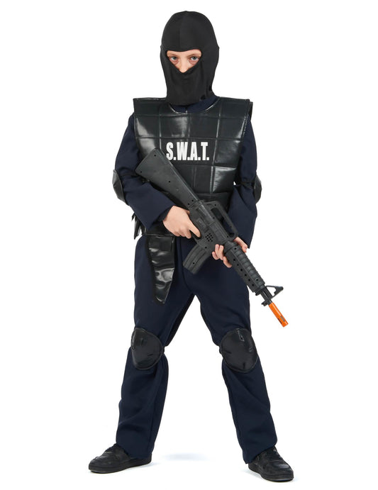 Déguisement officier du SWAT pour enfant noir