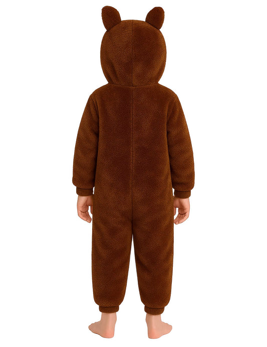 Vue de dos du déguisement peluche monstre pour enfant