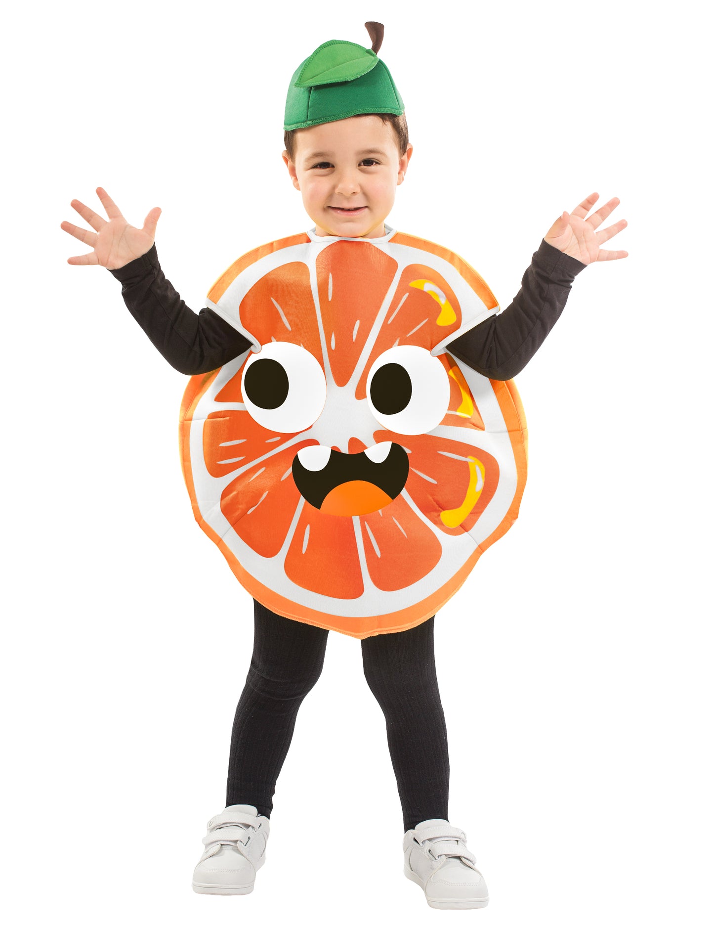 Malý oranžový detský kostým