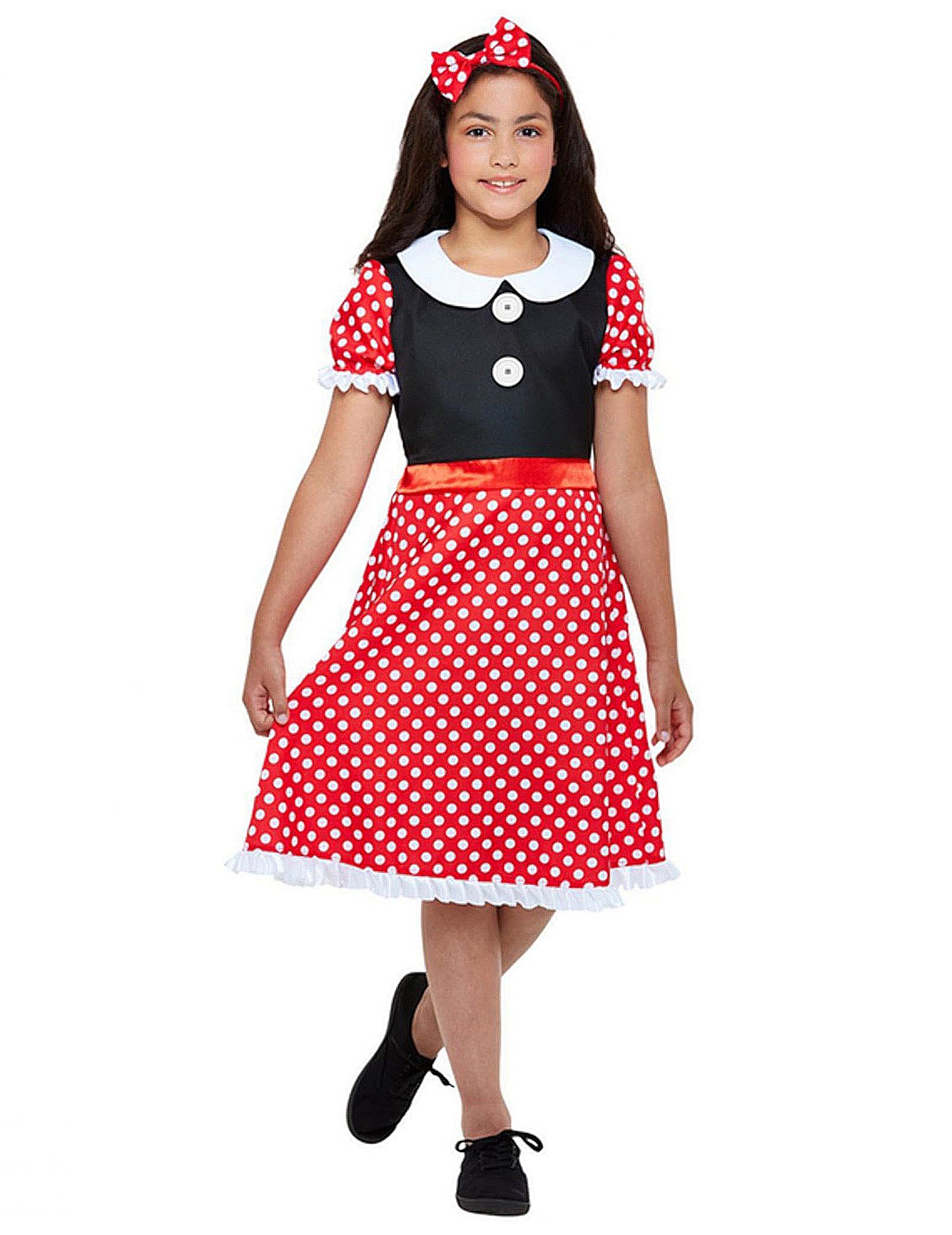 Červené dievča červené malé kostýmy