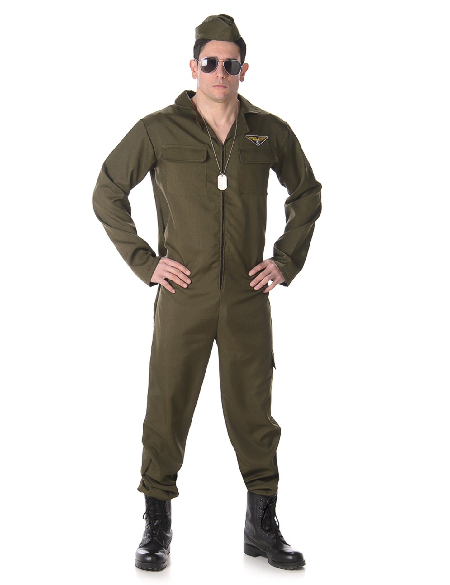 Pánsky stíhací pilotný kostým mužov
