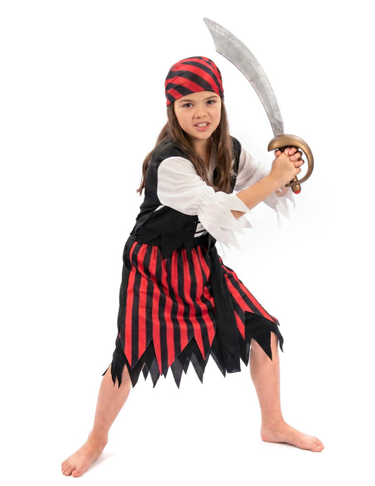 Black and Red Corsair Pirate Mas bude